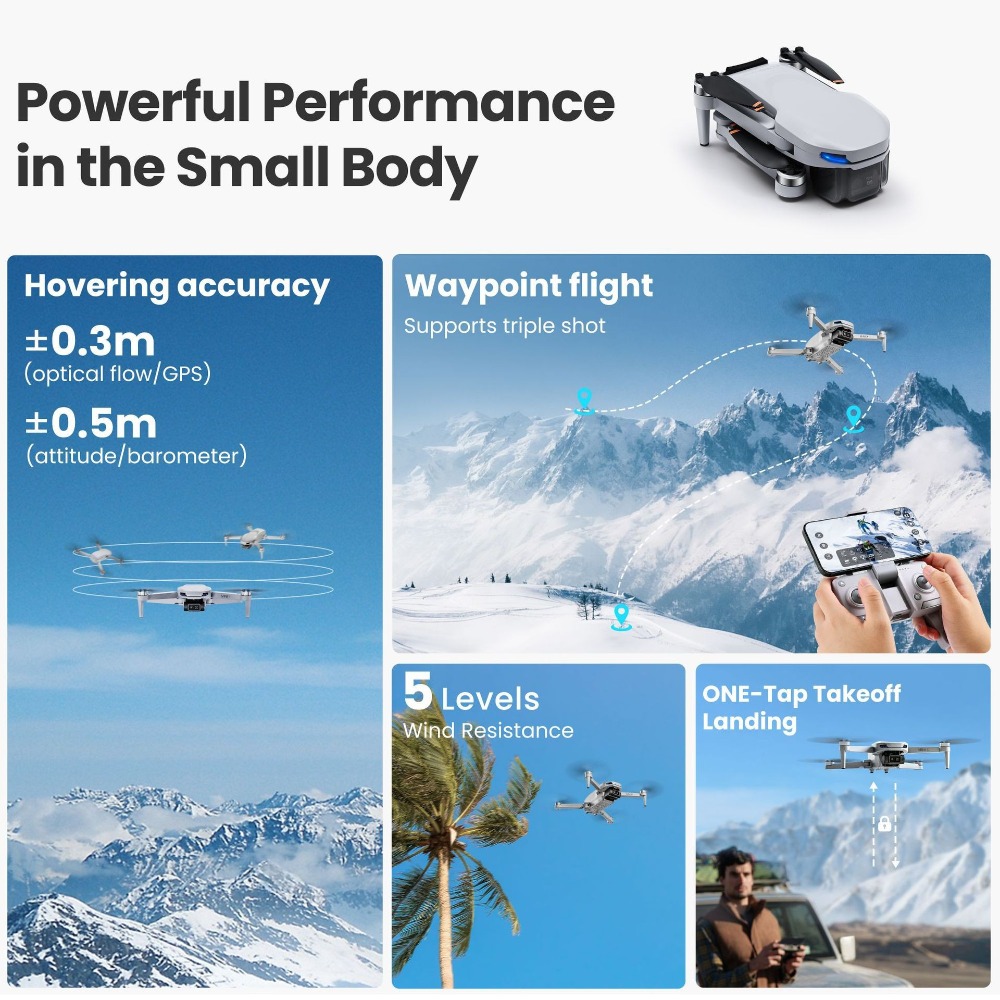 Глобальный мини-дрон MiniX! 4K – обзор и цена Drone Camera 4K