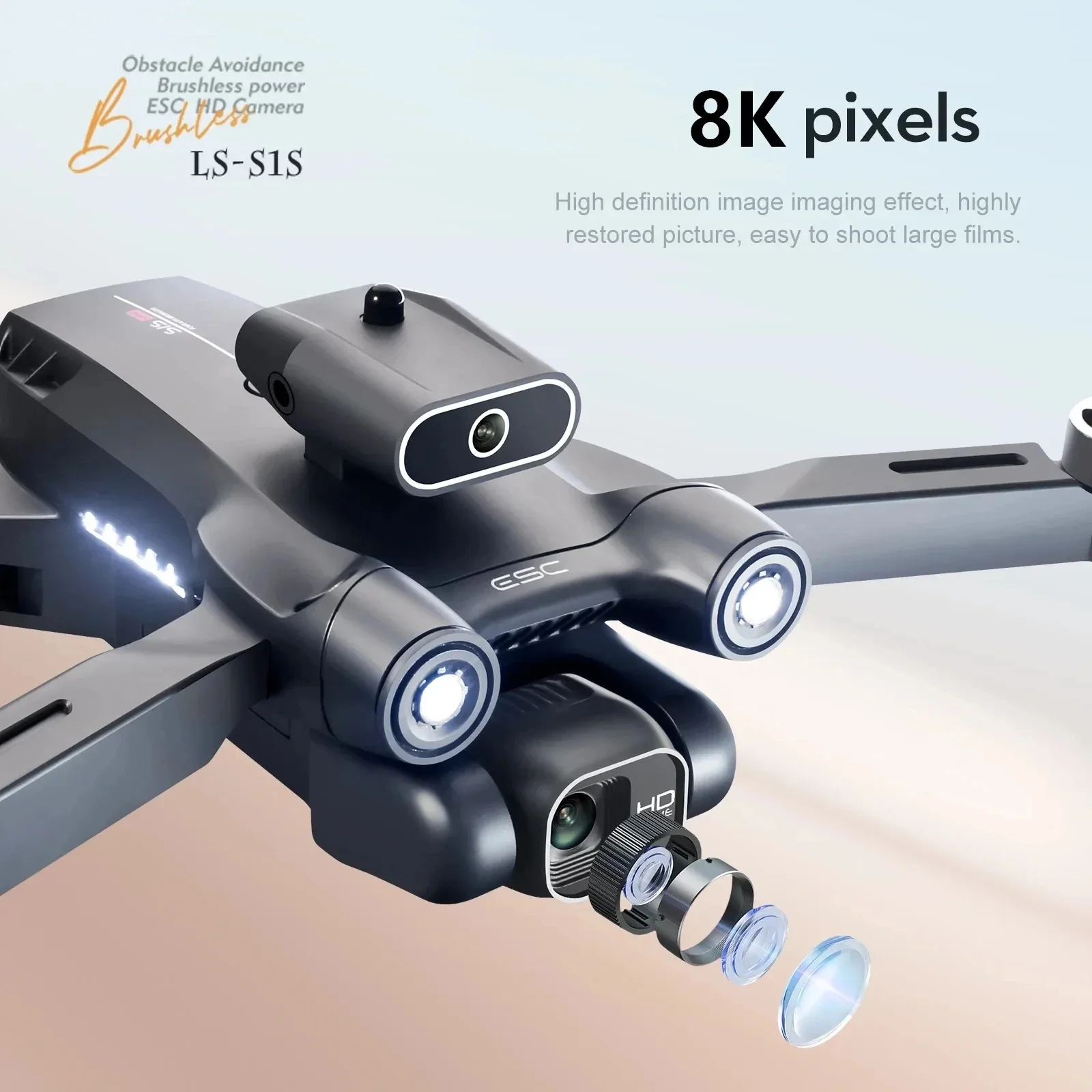Новинка, камера для дрона S1S, – обзор и цена Drone Camera 4K